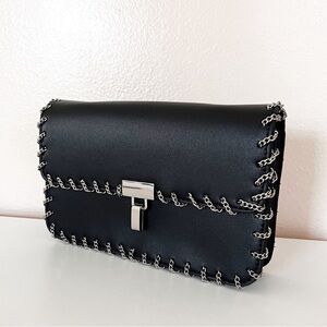 Black Zara Chain Crossbody / Shoulder Bag